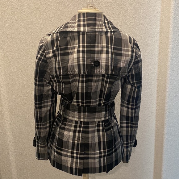 Light jacket blazer black and white plaid - Picture 4 of 6